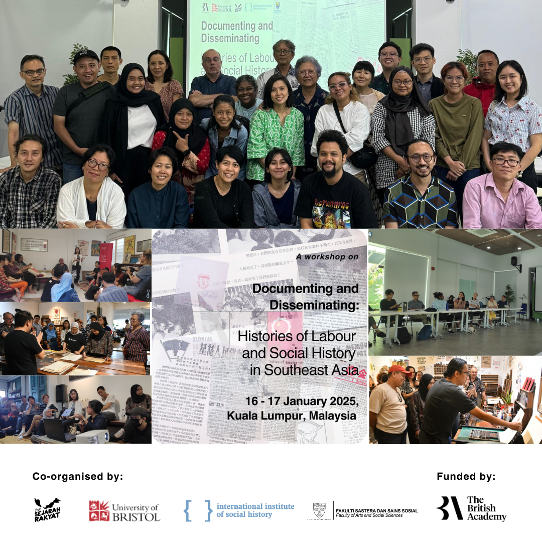 Workshop: Documenting and Disseminating – Histories of Labour and Social History in Southeast Asia